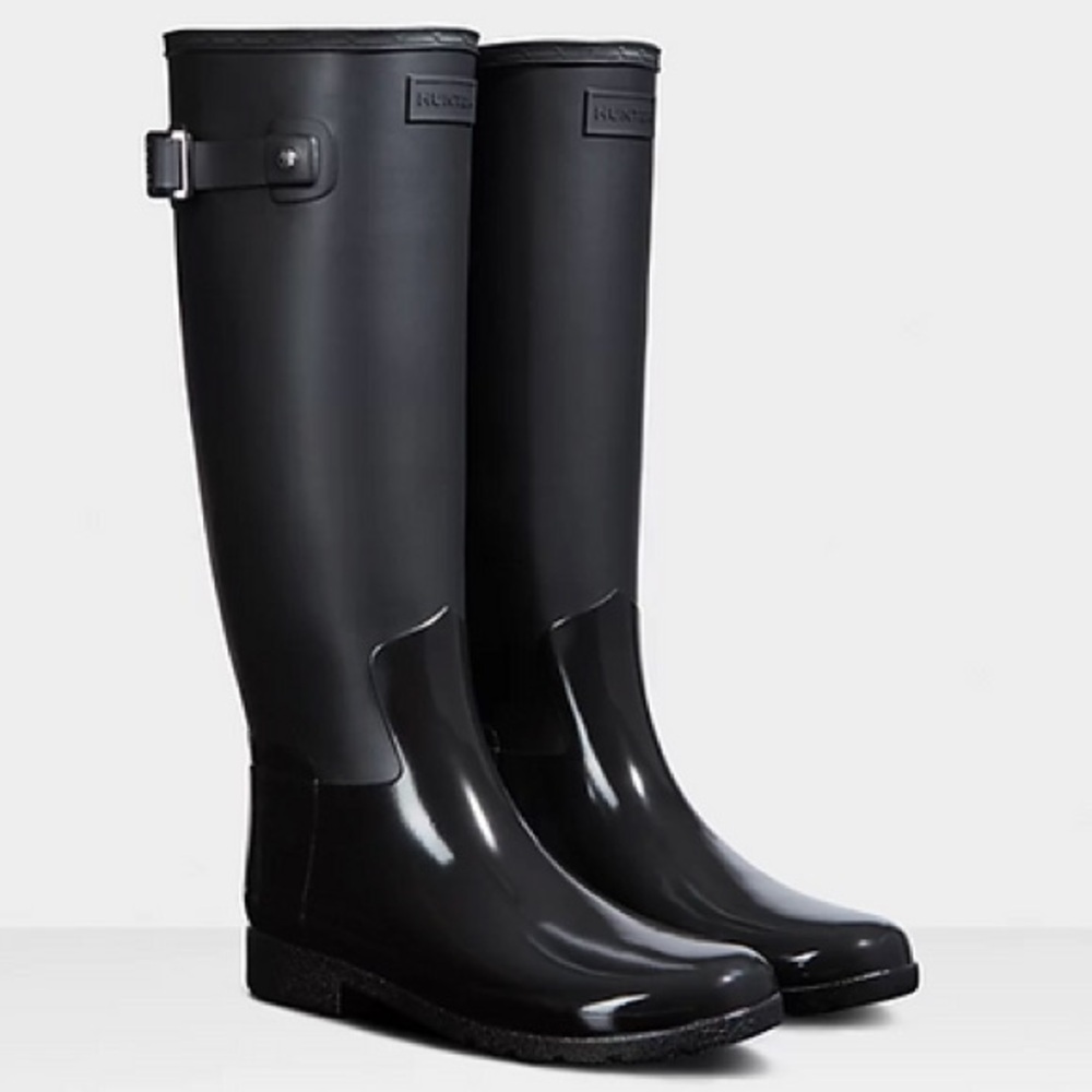 Hunter Women's Rain Black Tall Boots